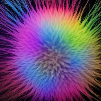 colorful abstract background with a black background and a rainbow colored pattern on the center of the image