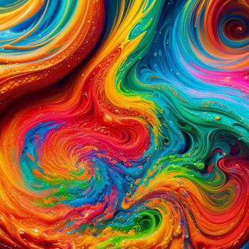 colorful swirl background with lots of colors on it's surface and a lot of bubbles on the bottom