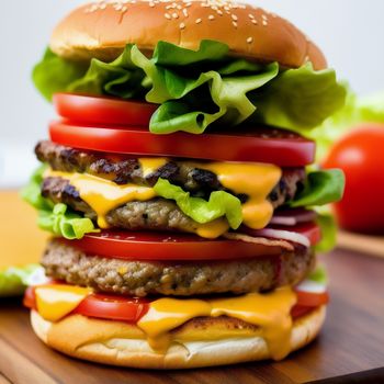 hamburger with cheese