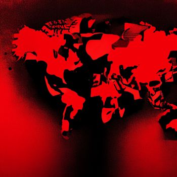 red and black world map with a red background and a red background with a red background and a red background with a red background and black background