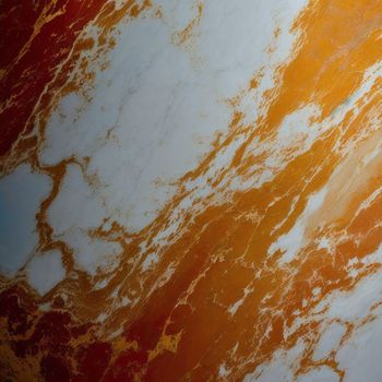 an orange and white marble background with a bird flying in the sky