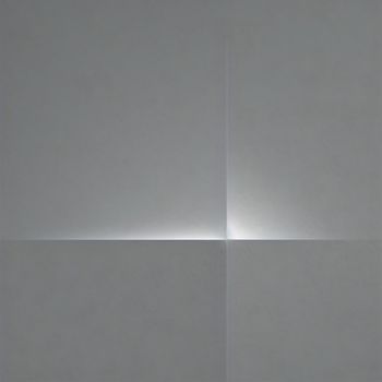 white square with a light coming through the middle of it and a black square with a white light coming through the middle of it